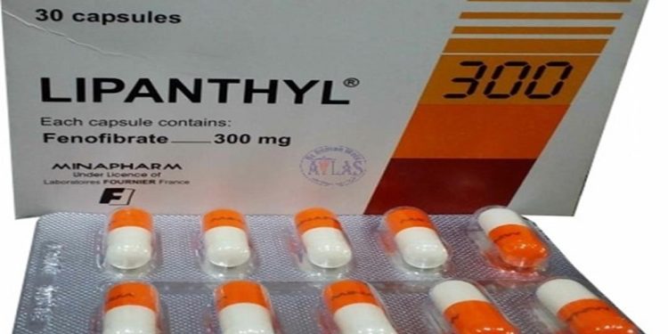 ليبانثيل – LIPANTHYL لعلاج ارتفاع مستويات الدهون الثلاثية