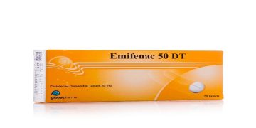 اميفيناك 50 - EMIFENAC 50 DT لعلاج آلام المفاصل أو العضلات أو الأوتار