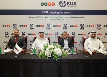 ساجا الدوائية توقع اتفاقية تعاون مع رابطة جراحة المسالك البولية الكويتية