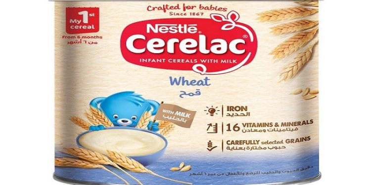 سيريلاك – CERELAC مكمل غذائي غني بالعناصر الغذائية اللازمة للطفل