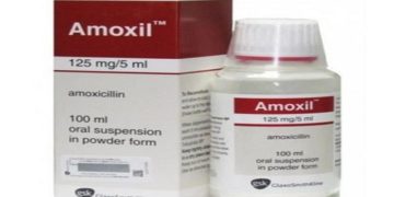 أموكسيل – AMOXIL لعلاج التهاب الحنجرة الحاد والرقبة