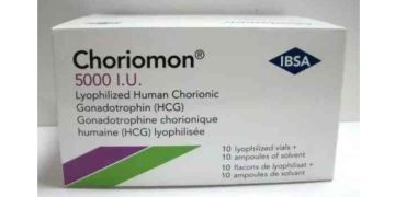 كوريومون – CHORIOMON يستخدم لتحفيز الإباضة لدى المرأة