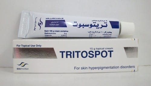 تريتوسبوت - Tritospot لعلاج حالات إسمرار الوجه وإخفاء آثار البقع وتفتيح البشرة - سوق الدواء