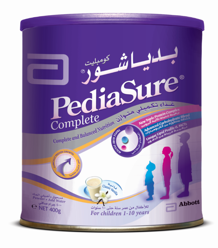 بدياشور كومبليت Pediasure Complete للتغذية المتكاملة والمتوازنه للأطفال سوق الدواء