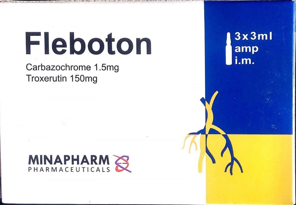 مواصفات حقن FLEBOTON فليبوتون المنشطة للدورة الدموية