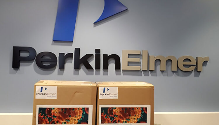 شعار شركة بيركن إلمر «PerkinElmer» للتشخيص الطبي