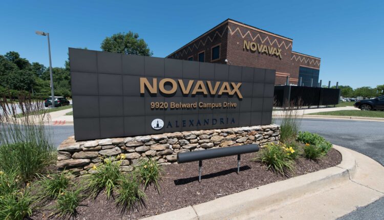 شعار شركة نوفافاكس «Novavax» للأدوية