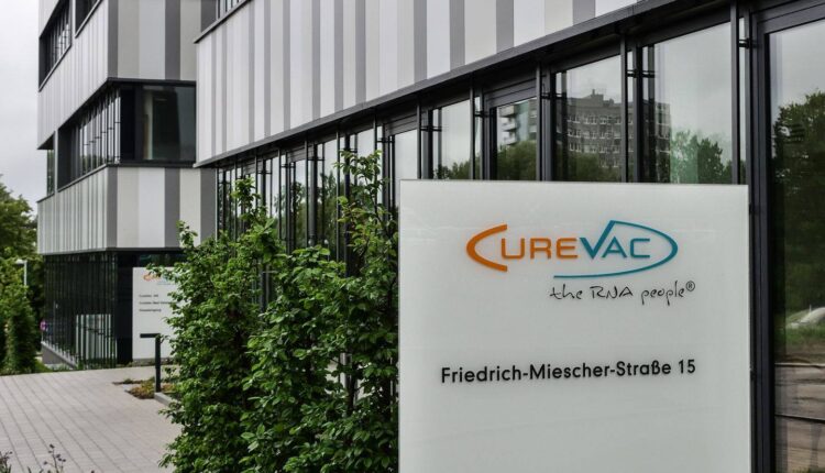 شعار شركة كوريفاك «CureVac» الألمانية للتكنولوجيا الحيوية