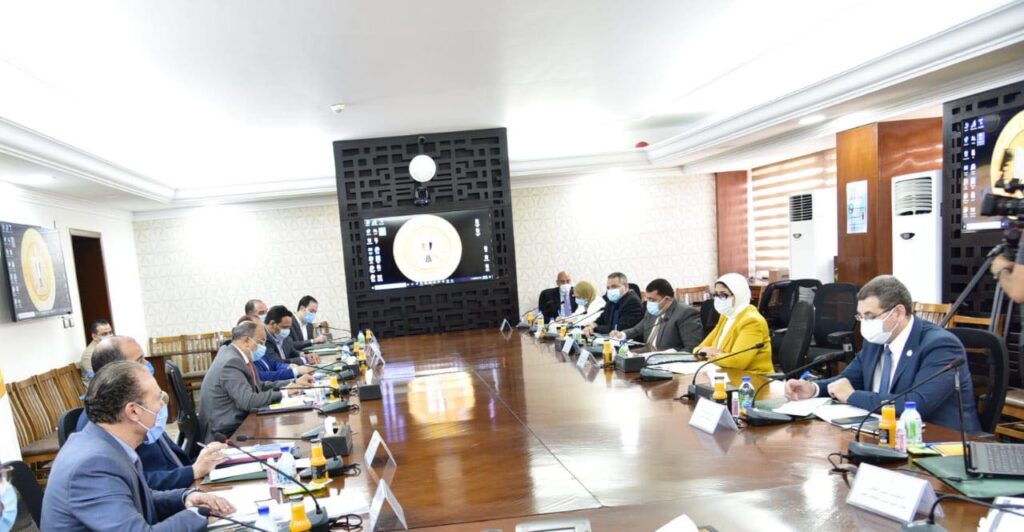 وزيرة الصحة: بدء استخدام «ريمديسفير» لعلاج بعض الحالات من مصابي كورونا وفقًا لضوابط محددة خلال إجتماع عقد بين وزيرا الصحة والتنمية المحلية