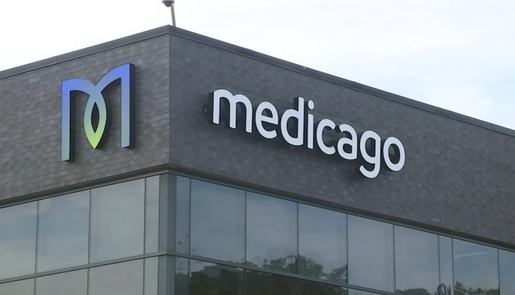 شعار شركة ميديكاجو Medicago الكندية للأدوية
