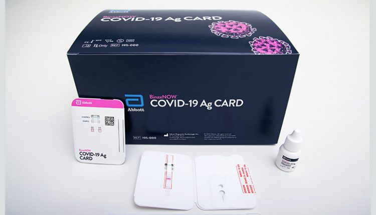 اختبار سريع من أبوت للكشف عن كورونا