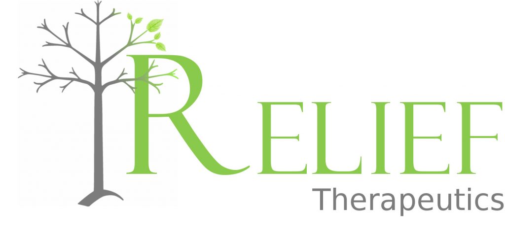 شعار شركة Relief Therapeutics السويسرية للأدوية