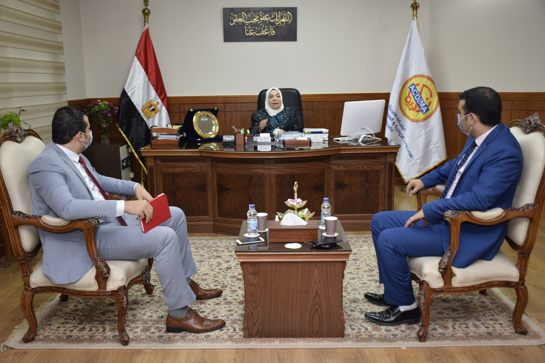 الدكتورة ألفت غراب رئيس مجموعة أكديما للأدوية 