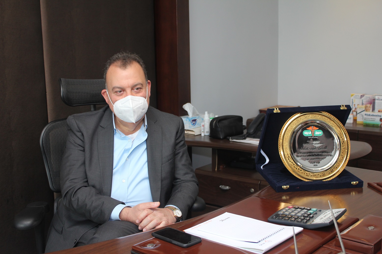د. أشرف عثمان رئيس مجلس الإدارة والعضو المنتدب لشركة ايه يو جى فارما «AUG»