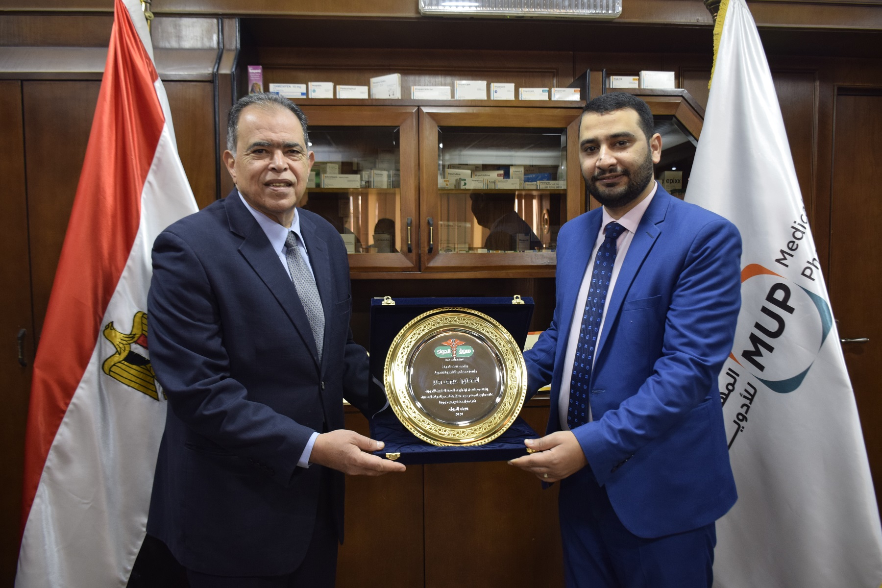 الدكتور عوض جبر  رئيس شركة المهن الطبية للأدوية 