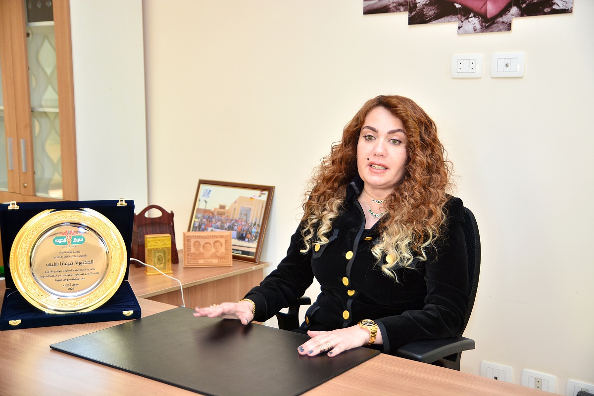 د. نيرفانا شلبي، النائب الأول لرئيس مجلس إدارة نيرهادو انترناشيونال للأدوية