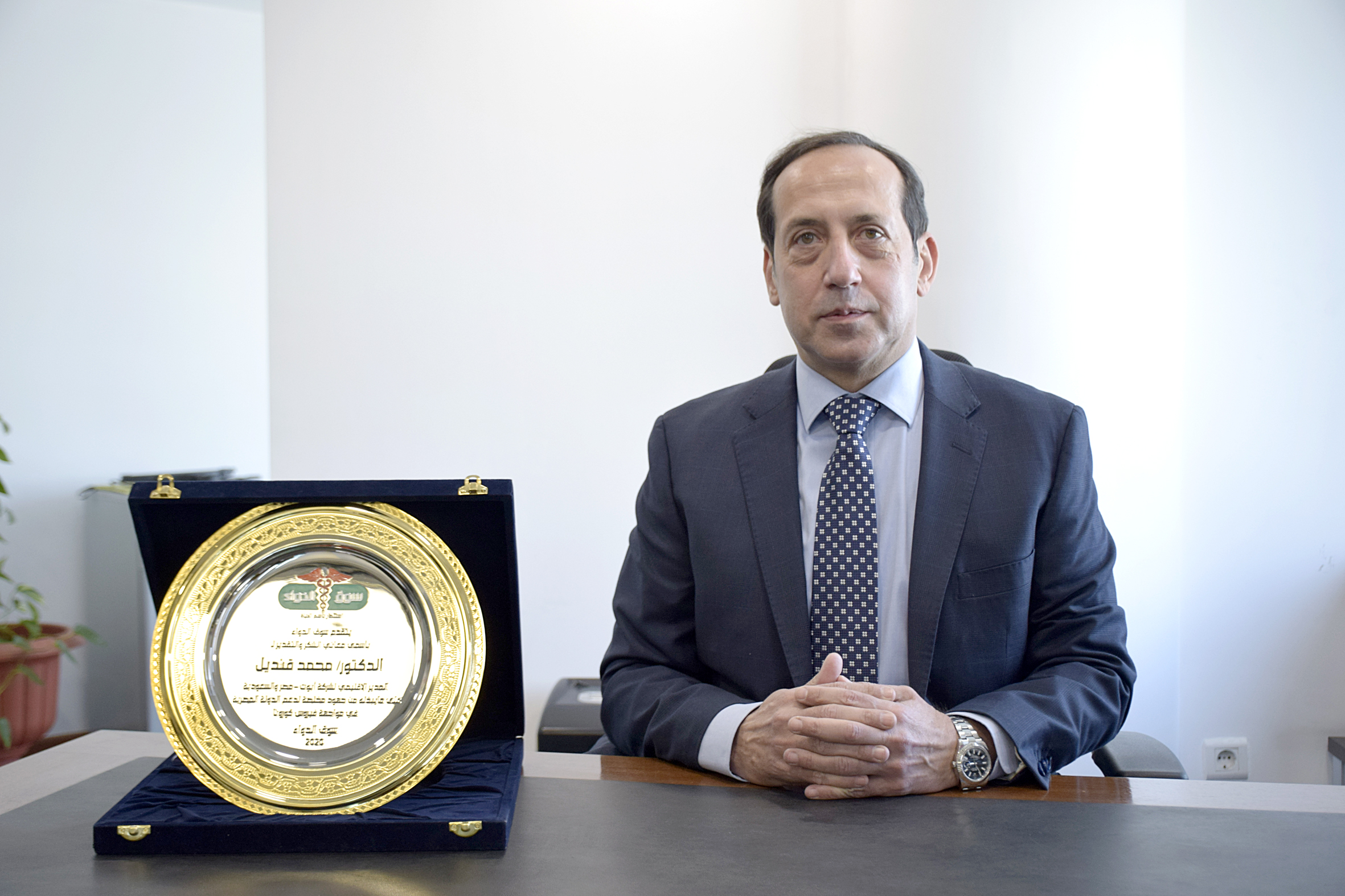 الدكتور محمد قنديل االمدير الإقليمي لشركة أبوت للأدوية بمصر والسعودية 