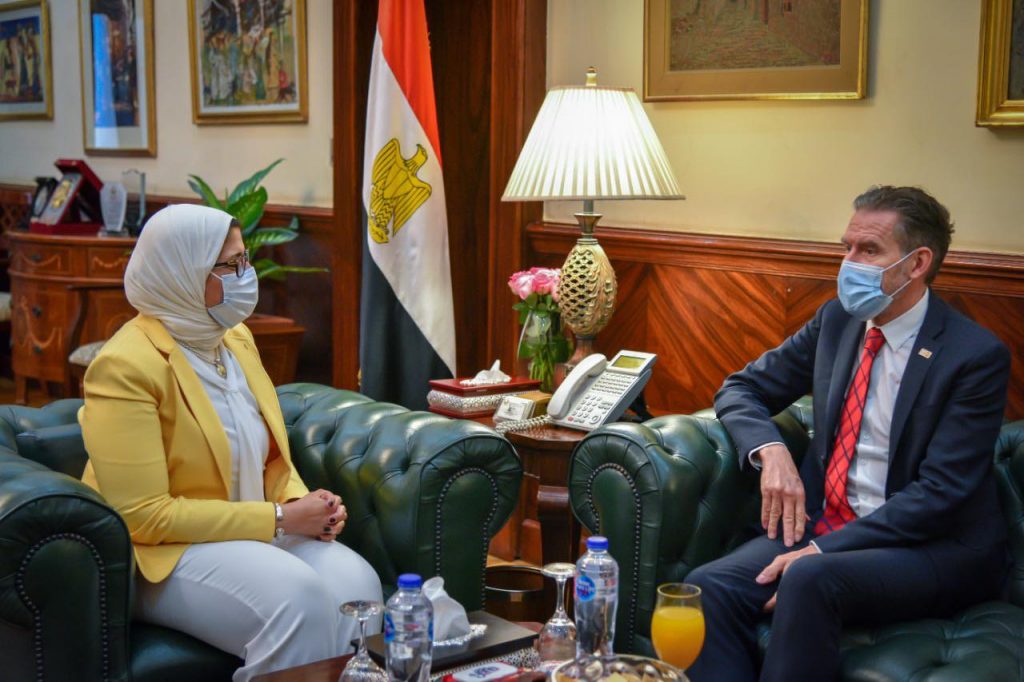 وزيرة الصحة تستقبل نائب مدير صندوق الأمم المتحدة للسكان لبحث التعاون في ملف تنمية الأسرة وزيرة الصحة تستقبل نائب مدير صندوق الأمم المتحدة للسكان