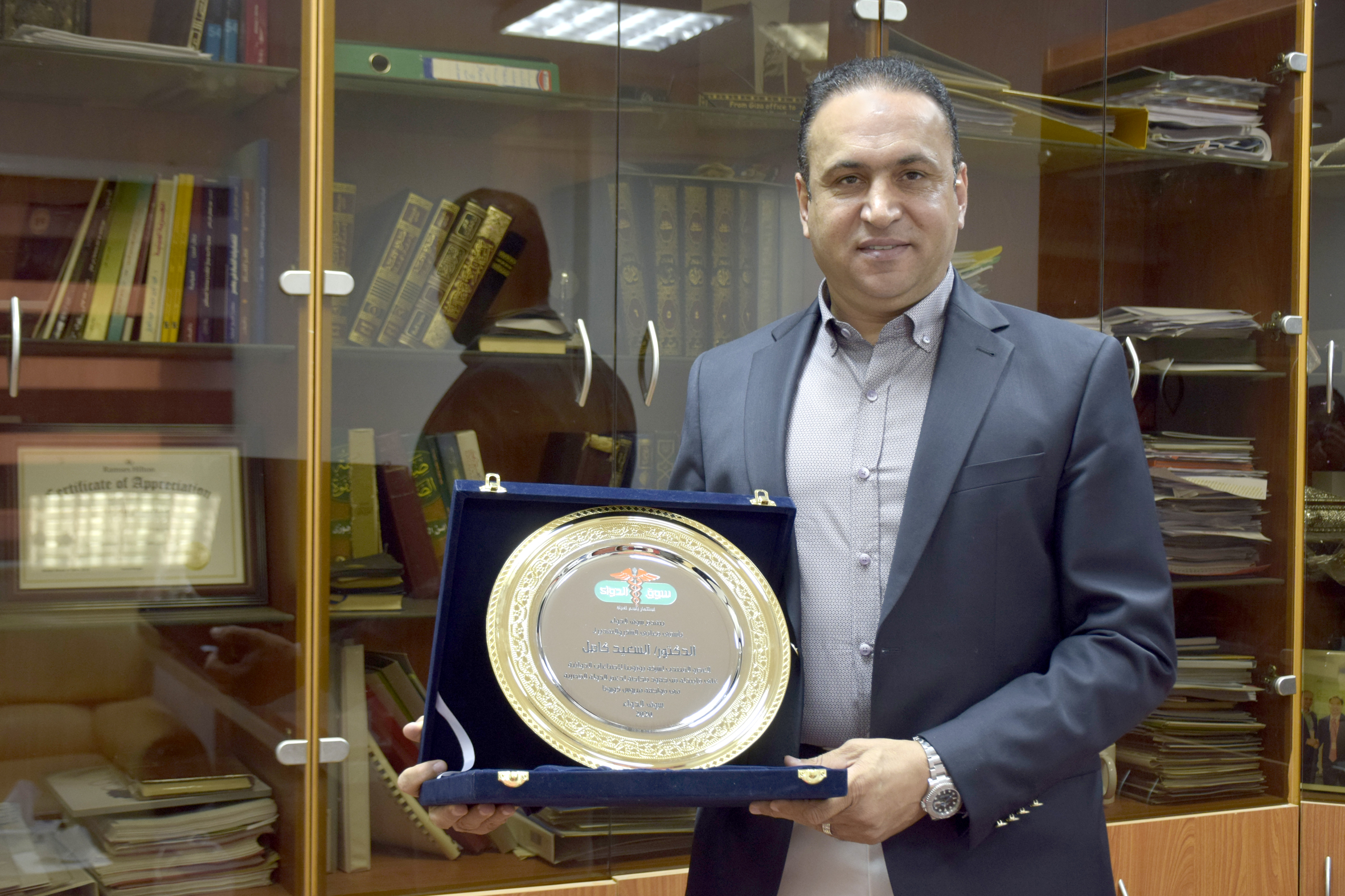 الدكتور السعيد كامل العضو المنتدب لشركة يوتوبيا للصناعات الدوائية