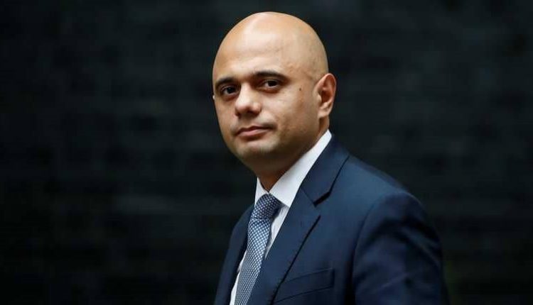 وزير الصحة البريطاني ساجد جاويد