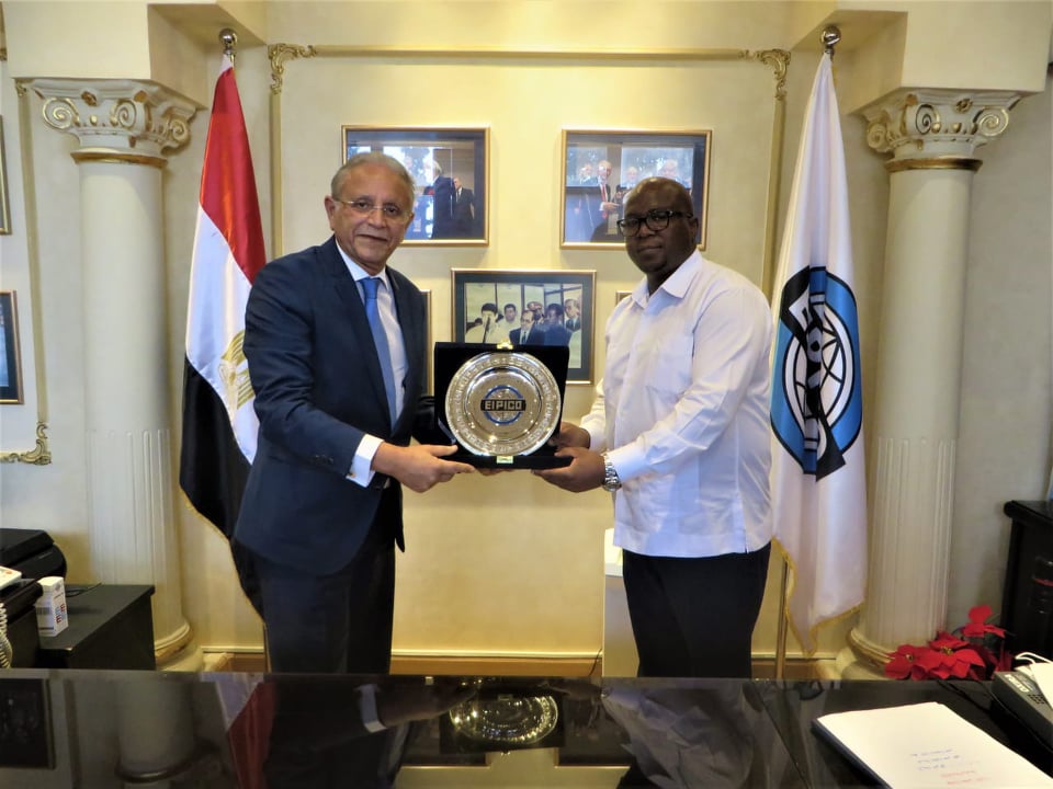 رئيس ايبيكو يستقبل سفير جنوب أفريقيا