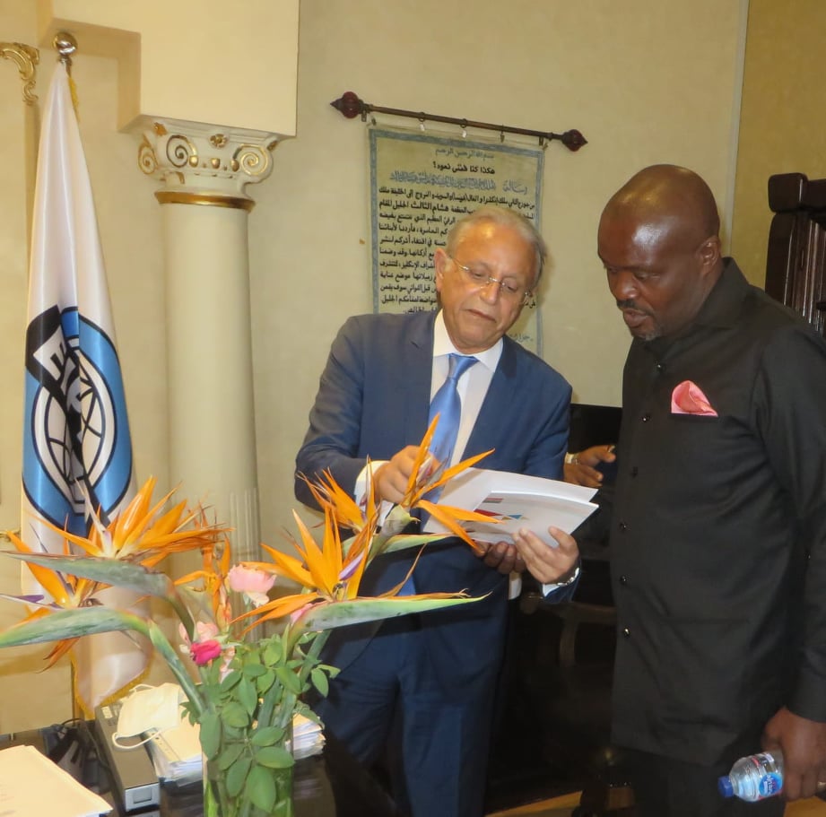 رئيس ايبيكو يستقبل سفير جنوب أفريقيا