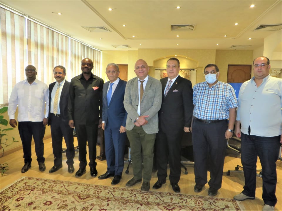 رئيس ايبيكو يستقبل سفير جنوب أفريقيا