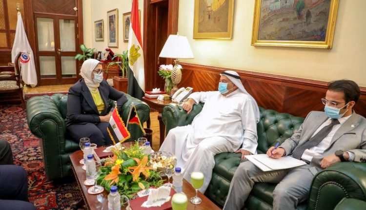 هالة زايد تستقبل سفير الكويت في مصر