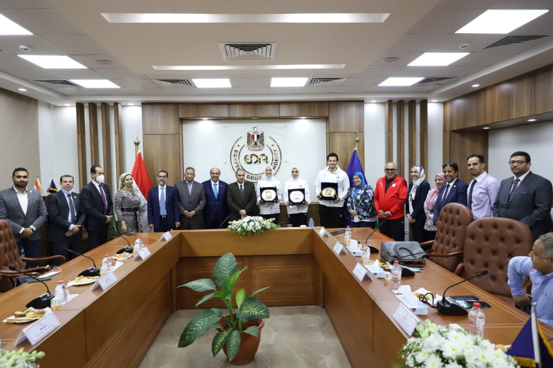 هيئة الدواء تكرم أبطال مصر بأولمبياد طوكيو ٢٠٢٠