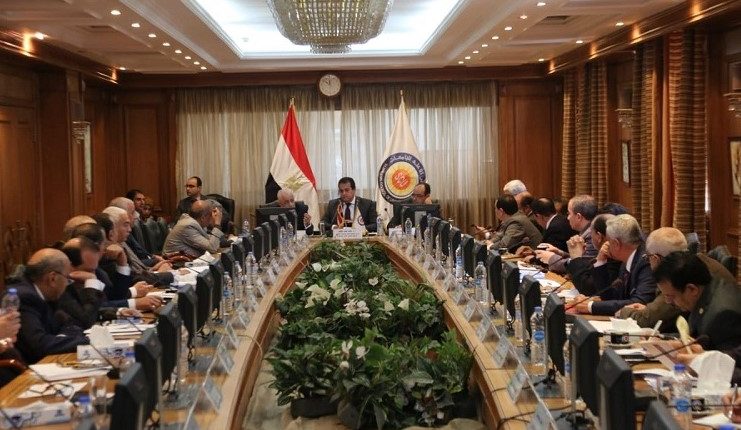 المجلس الأعلى للجامعات خلال اجتماع اليوم