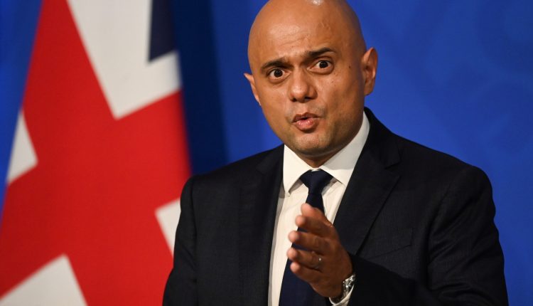 ساجد جاويد وزير الصحة البريطاني