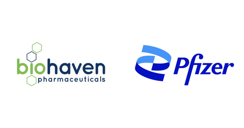 شعار شركتي فايزر وبيوهافن للصناعات الدوائية