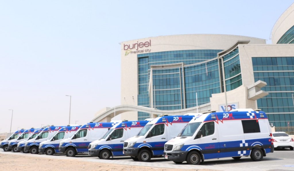 «ريسبونس بلس ميديكال» الإماراتية تعتزم ضخ 13.6 مليون دولار استثمارات في السعودية أسطول سيارات اسعاف تابع لشركة ريسبونس بلس ميديكال