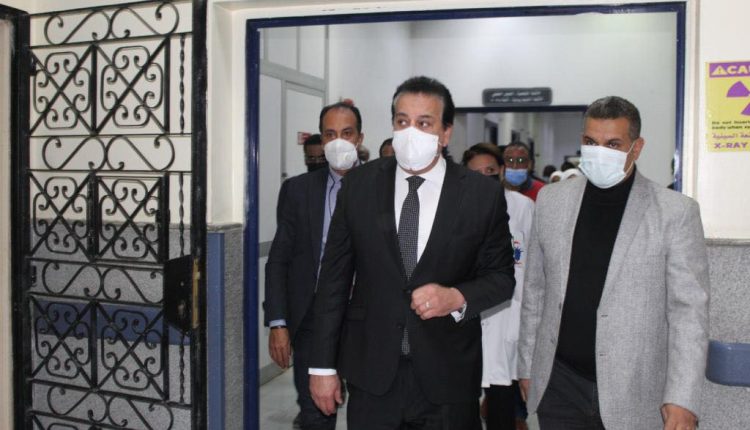 الدكتور خالد عبد الغفار يتفقد مراحل الإنشاءات بمستشفى حميات المسلة