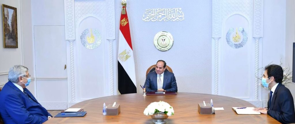 الرئيس السيسي يطلع على الموقف التنفيذي لمدينة الدواء وجهود استكمال توطين الصناعات الدوائية المتقدمة الرئيس السيسي