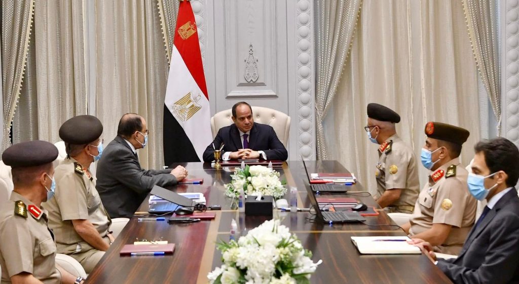 الرئيس السيسي يوجه بتحويل معهد ناصر ليصبح مدينة طبية متكاملة جانب من الاجتماع