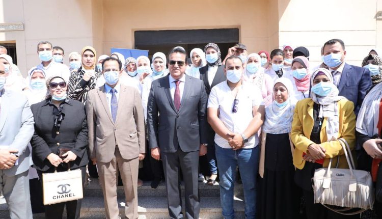 جانب من الجولة التفقدية للقائم بأعمال وزير الصحة