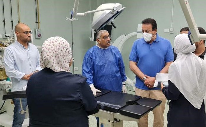 جانب من جولة الوزير التفقدية