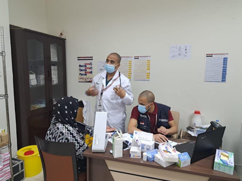 خدمات الكشف والعلاج للحجاج المصريين
