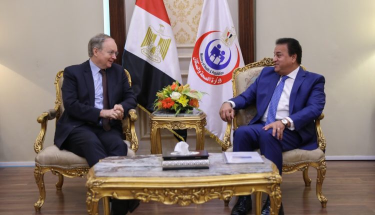 وزير الصحة يستقبل رئيس بعثة الاتحاد الأوروبي