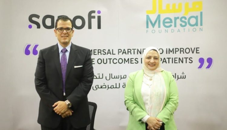 أحمد حجازي مدير عام سانوفي وهبة راشد، رئيس مجلس أمناء مرسال