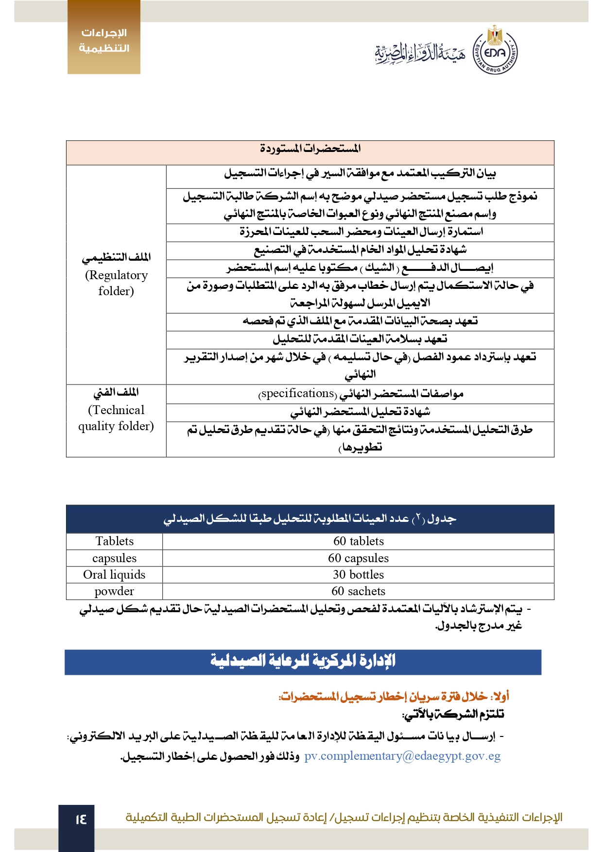 هيئة الدواء تصدر الدليل التنظيمي الخاص بتنظيم إجراءات تسجيل المستحضرات الطبية التكميلية