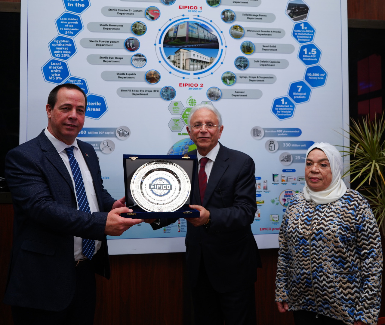 وزير صحة كوبا يزور مصانع «إيبيكو» 