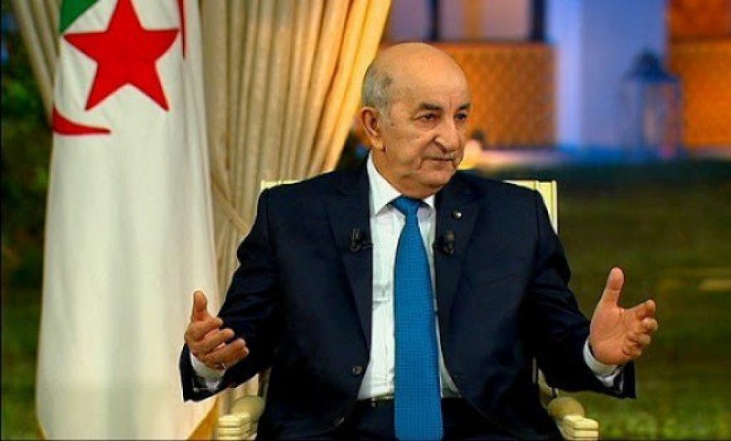 الرئيس الجزائري عبد المجيد تبون