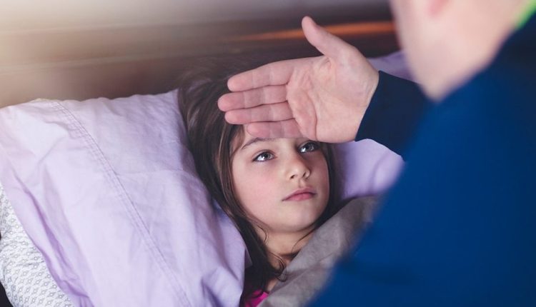 طفلة مصابة بكتيريا «ستريب إيه»