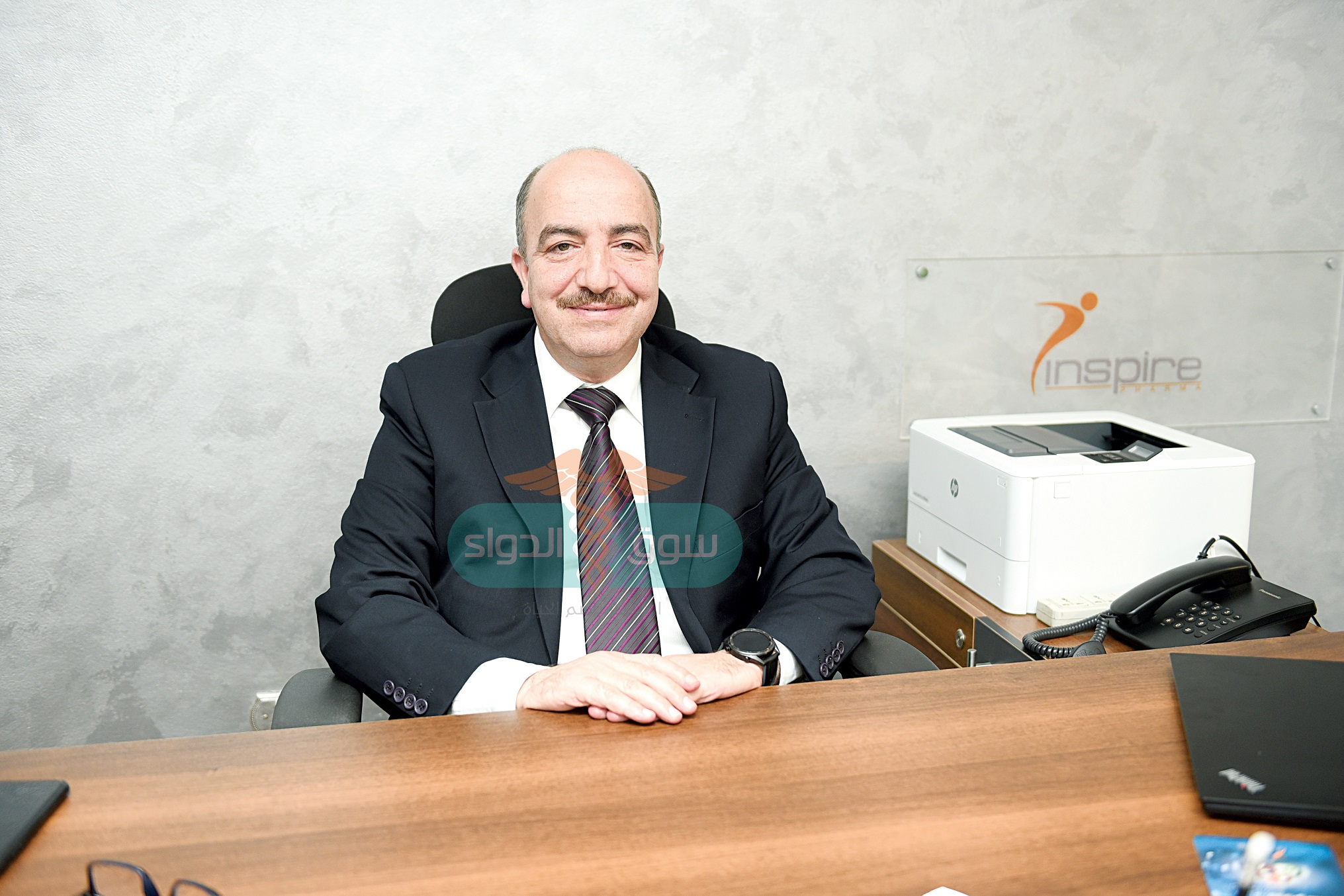 الدكتور أحمد طه الرئيس التنفيذى لشركة إنسبير فارما