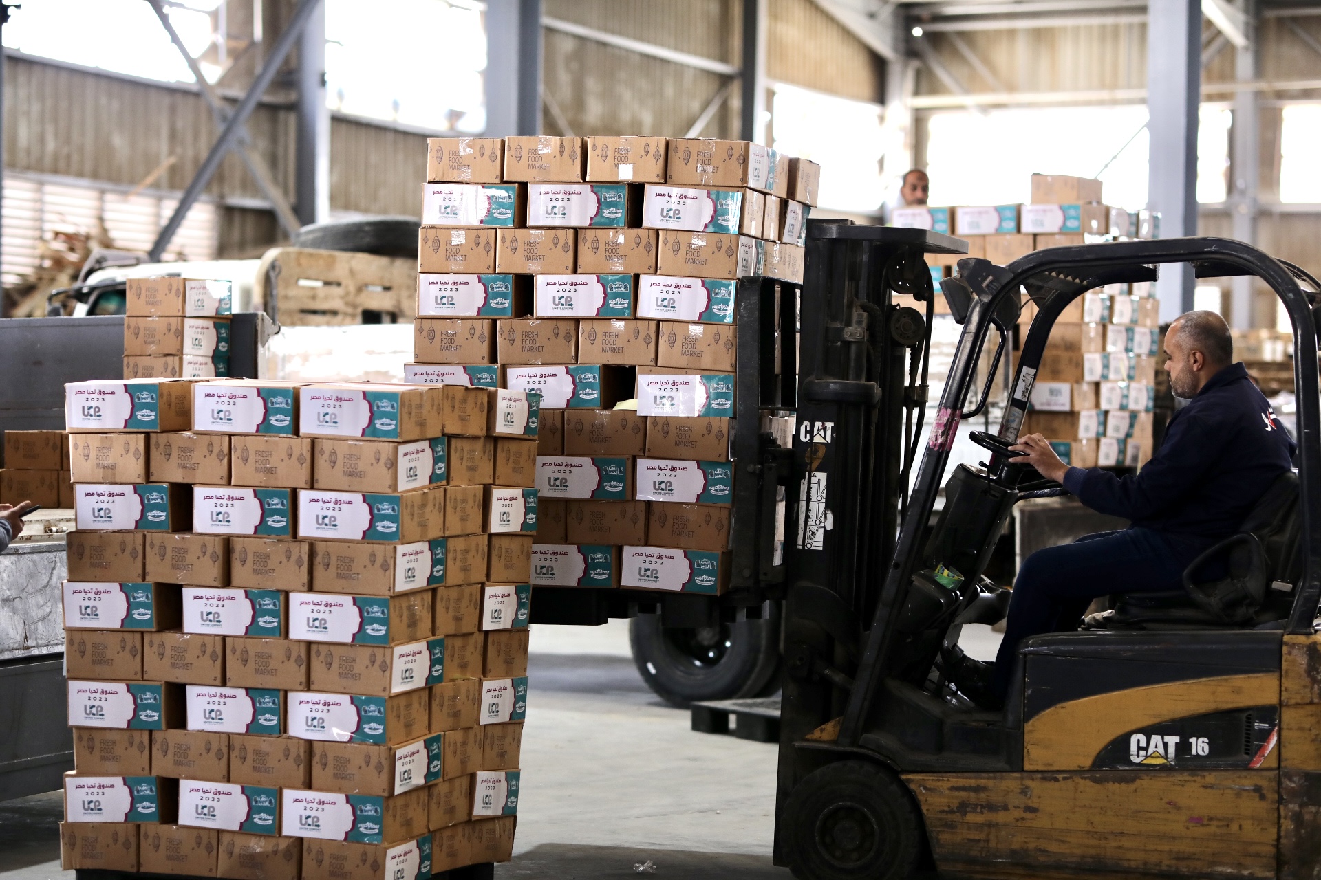 مجموعة الدكتور حسام عمر توفر 30 ألف كرتونة مواد غذائية للأسر الأولي بالرعاية من خلال صندوق تحيا مصر 