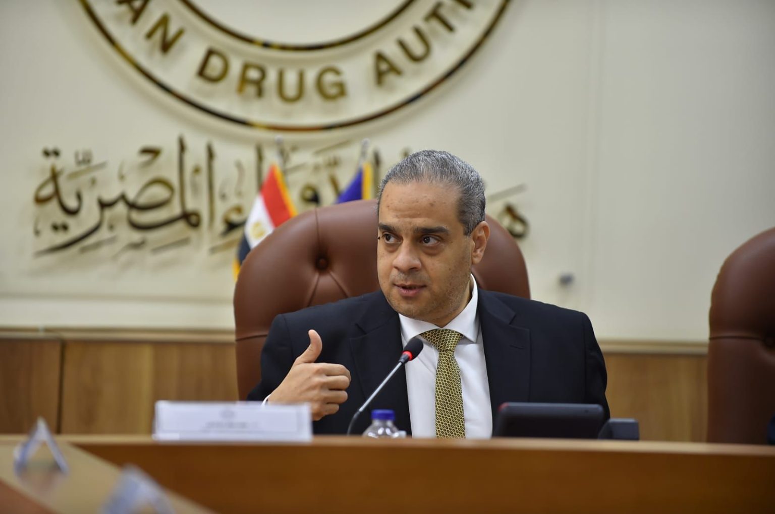 هيئة الدواء تصدر قرارًا بإضافة مادة جديدة لجدول المخدرات الدكتور تامر عصام رئيس هيئة الدواء المصرية