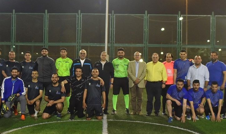 جانب من المراسم الختامية لمنافسات الدورة الرياضية الرمضانية