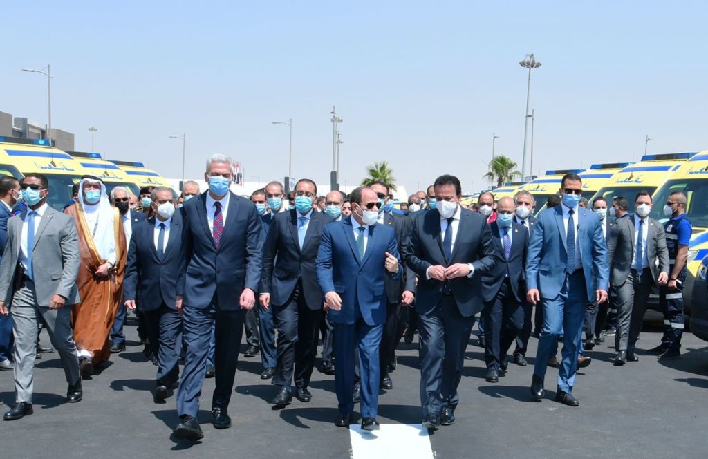 غدا.. الرئيس السيسي يفتتح المؤتمر والمعرض الطبي الأفريقي الثاني بمشاركة أكثر من 1000 متحدث أرشيفية- الرئيس السيسي يفتتح الدورة الأولى للمؤتمر الطبي